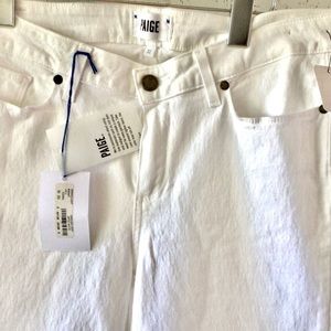 NWT Paige White Denim Jeans